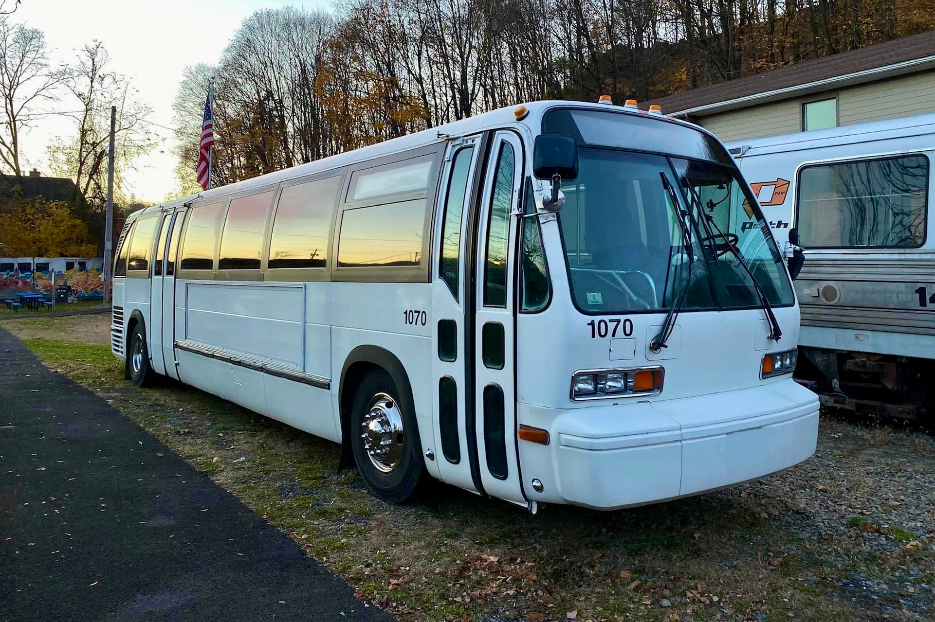 Pvta Rts Bus Pioneer Valley Transit Authority bus 1070 – Trolley Museum of New York
